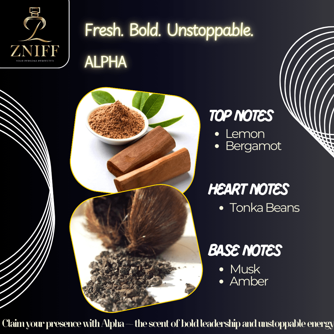 Zniff Alpha Perfume for Men(100ml) | Long - Lasting Fragrance | Classic Masculine Scent for Daily Wear & Special Occasions | Perfect Gift for Men | Sophisticated & Refreshing - Zniff - Fragrance