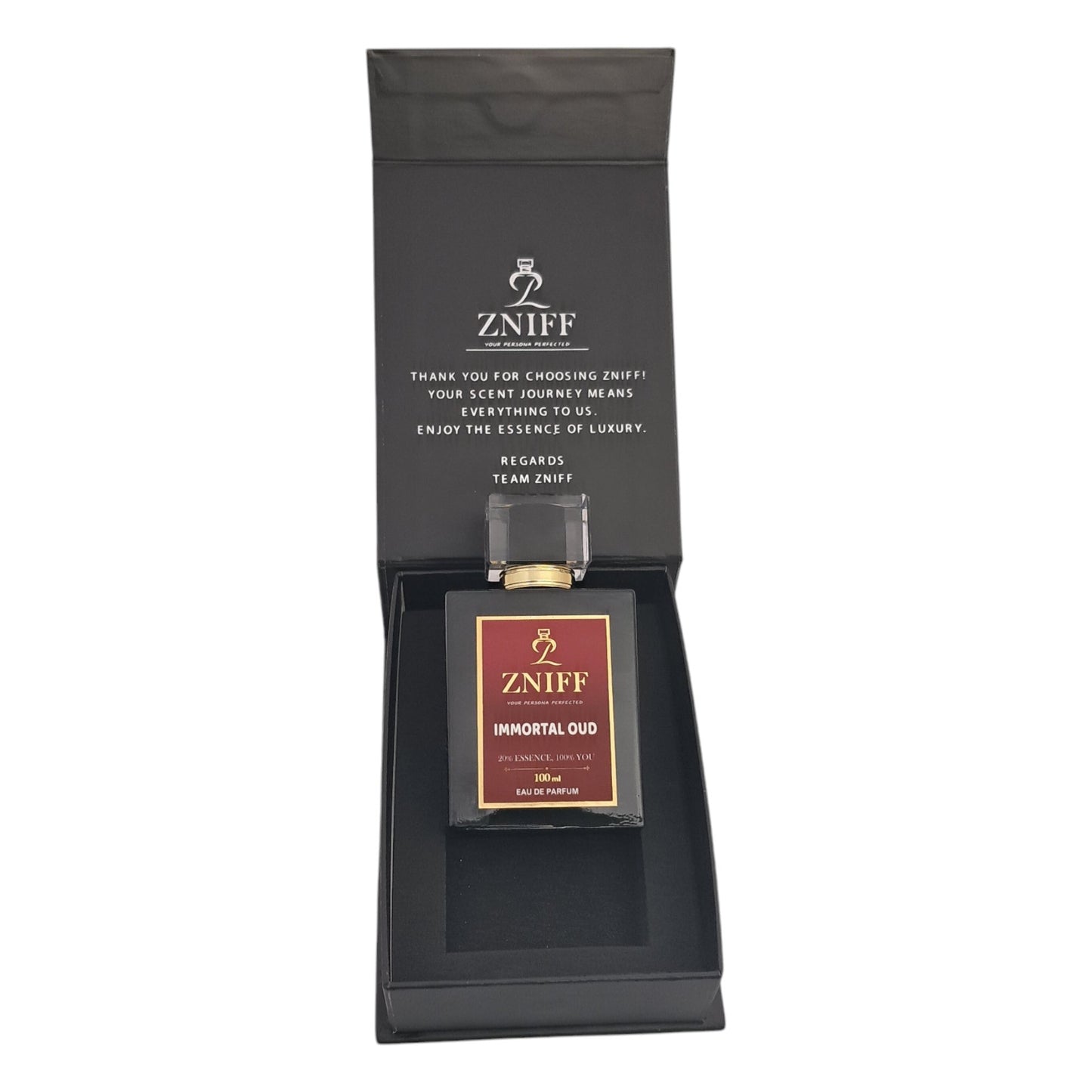 Zniff Immortal Oud Unisex Perfume 100ml | Long - Lasting Fragrance for Men & Women | Sophisticated Scent for All Occasions | Fresh, Invigorating, and All - Day Wear | Perfect for Gifting - Zniff - Fragrance