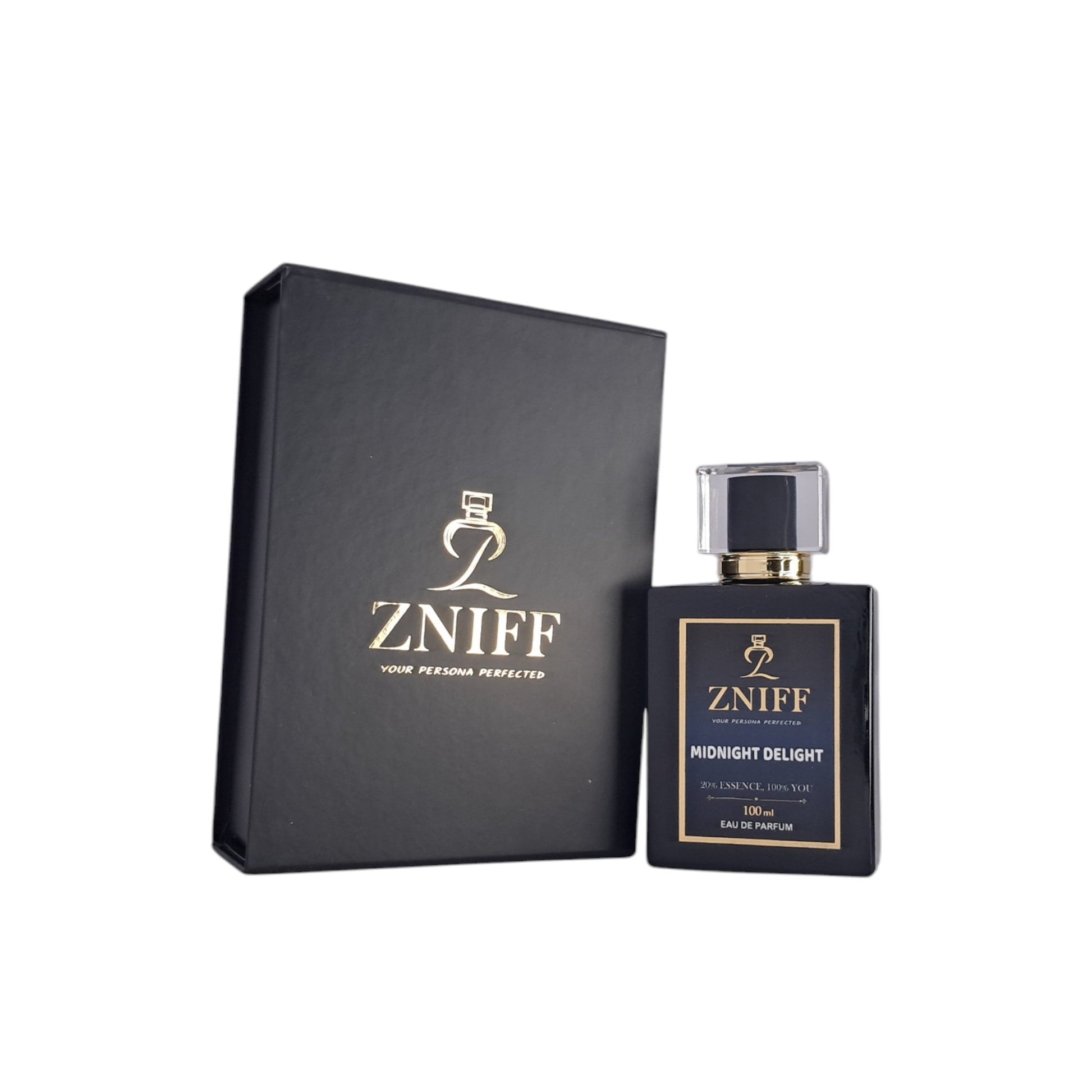 Zniff Midnight Delight (100ML) | Unisex Perfume | Long - Lasting Fragrance for Men & Women | Sophisticated Scent for All Occasions | Fresh, Invigorating, and All - Day Wear | Perfect for Gifting - Zniff - Fragrance