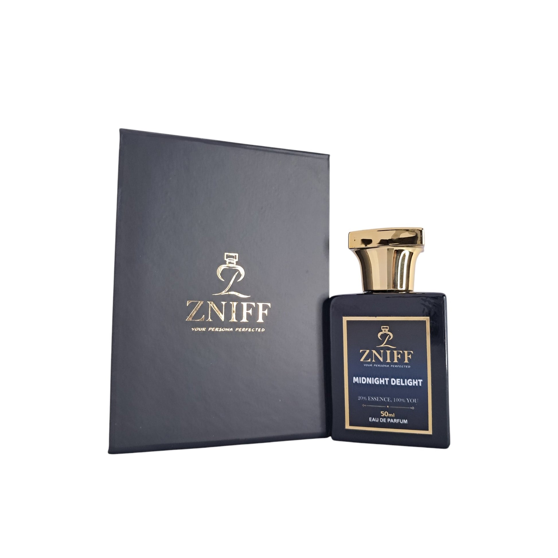 Zniff Midnight Delight(50ml) | Unisex Perfume | Long - Lasting Fragrance for Men & Women | Sophisticated Scent for All Occasions | Fresh, Invigorating, and All - Day Wear | Perfect for Gifting - Zniff - Fragrance